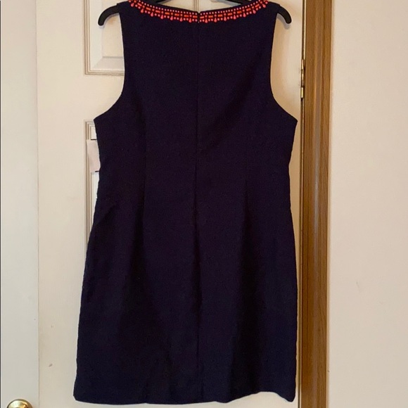Navy sleeveless dress - Picture 3 of 3